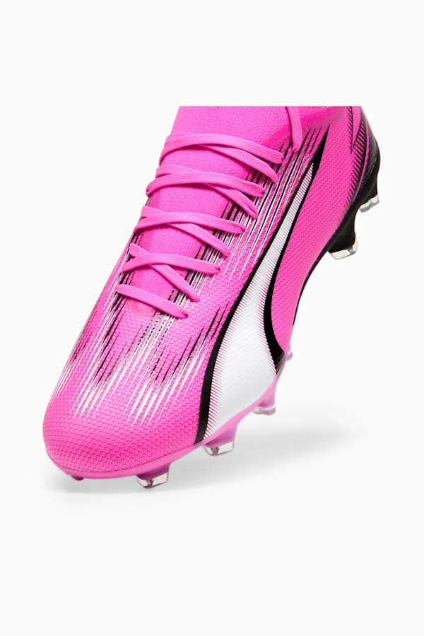 ULTRA MATCH FG/AG Football Boots, Poison Pink-PUMA White-PUMA Black, extralarge