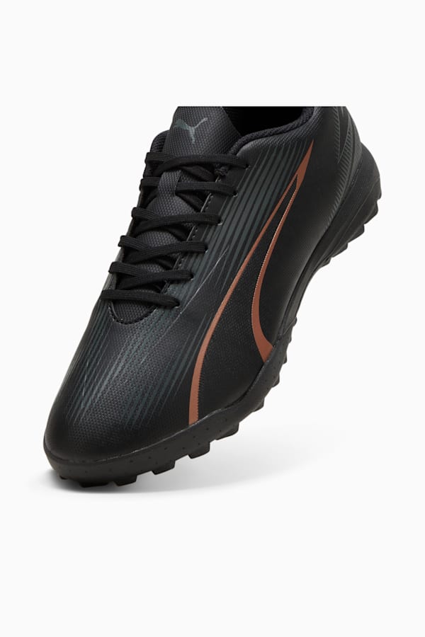 ULTRA PLAY TT Football Boots Unisex, PUMA Black-Copper Rose, extralarge