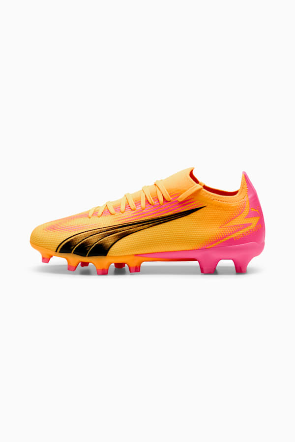 ULTRA MATCH FG/AG Women's Football Boots, Sun Stream-PUMA Black-Sunset Glow, extralarge