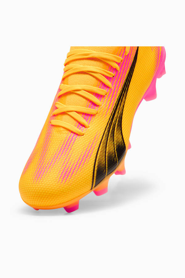 ULTRA MATCH FG/AG Women's Football Boots, Sun Stream-PUMA Black-Sunset Glow, extralarge