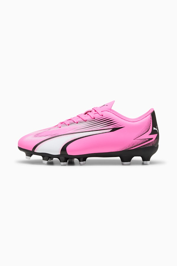 ULTRA PLAY FG/AG Youth Football Boots, Poison Pink-PUMA White-PUMA Black, extralarge