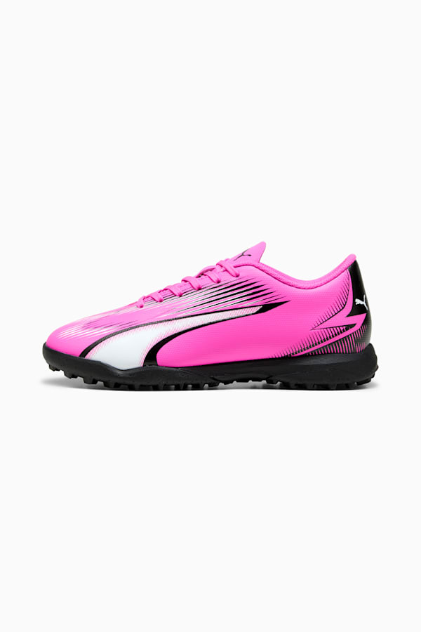 ULTRA PLAY TT Youth Football Boots, Poison Pink-PUMA White-PUMA Black, extralarge