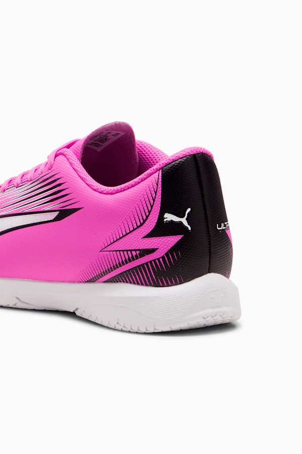 ULTRA PLAY IT Youth Football Boots, Poison Pink-PUMA White-PUMA Black, extralarge