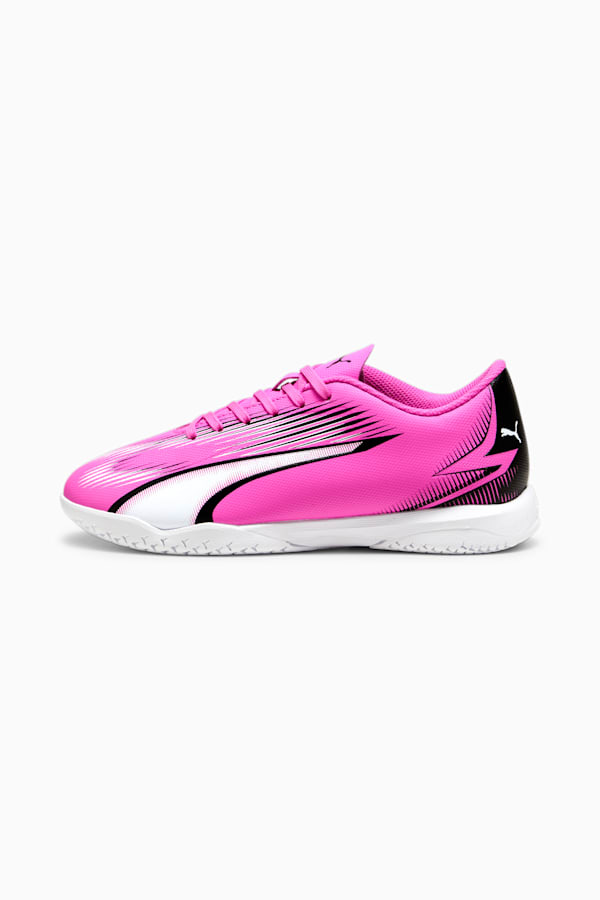 ULTRA PLAY IT Youth Football Boots, Poison Pink-PUMA White-PUMA Black, extralarge