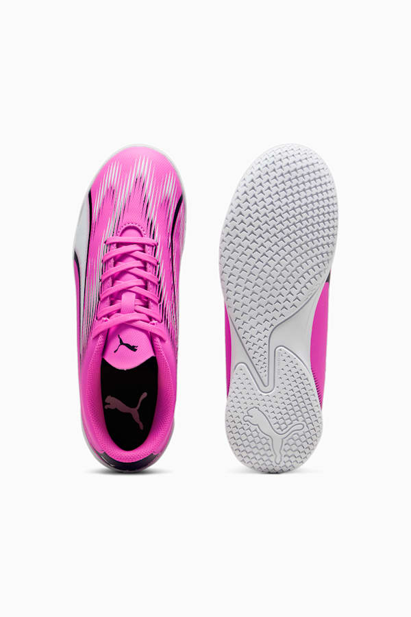 ULTRA PLAY IT Youth Football Boots, Poison Pink-PUMA White-PUMA Black, extralarge