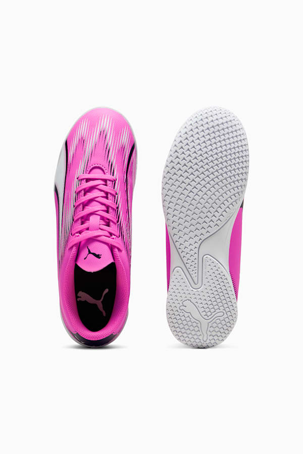 ULTRA PLAY IT Youth Football Boots, Poison Pink-PUMA White-PUMA Black, extralarge