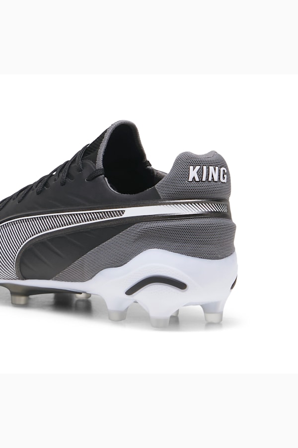 KING ULTIMATE FG/AG Football Boots, PUMA Black-PUMA White-Cool Dark Gray, extralarge