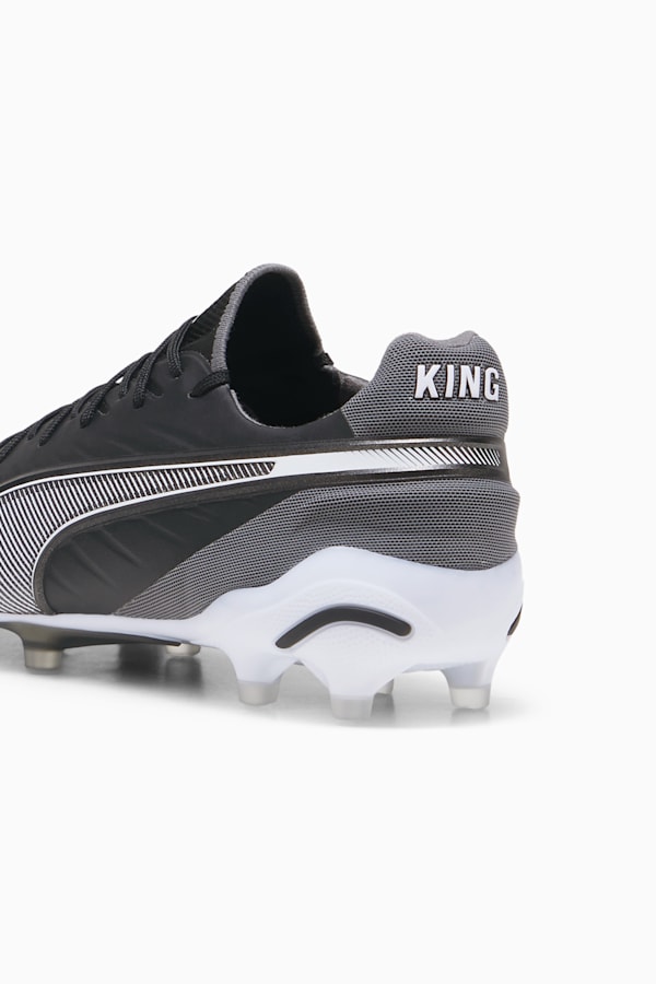 KING ULTIMATE FG/AG Football Boots Unisex, PUMA Black-PUMA White-Cool Dark Gray, extralarge