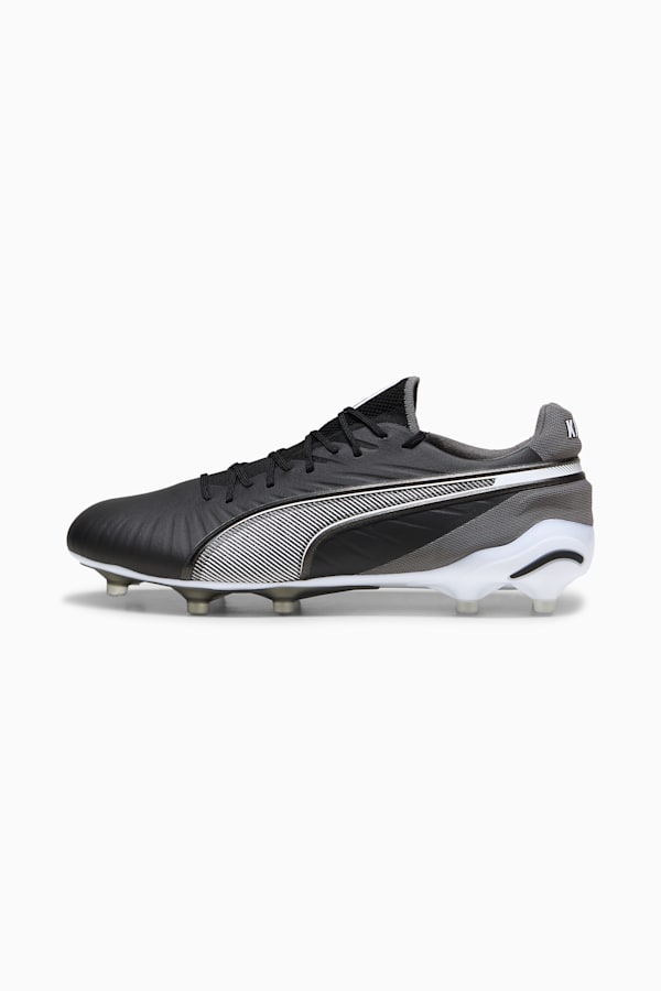 KING ULTIMATE FG/AG Football Boots Unisex, PUMA Black-PUMA White-Cool Dark Gray, extralarge