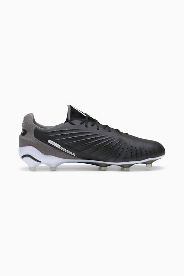 KING ULTIMATE FG/AG Football Boots Unisex, PUMA Black-PUMA White-Cool Dark Gray, extralarge