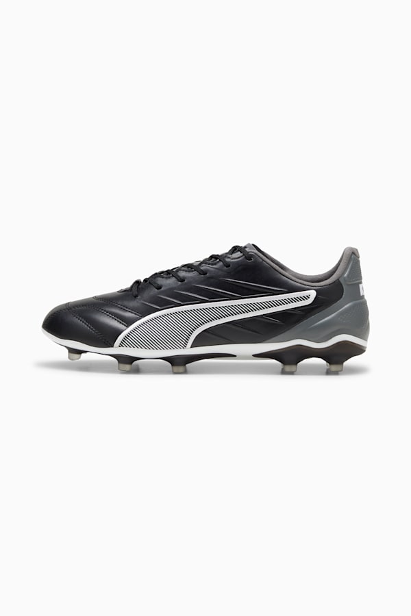 KING PRO FG/AG Football Boots Unisex, PUMA Black-PUMA White-Cool Dark Gray, extralarge-GBR