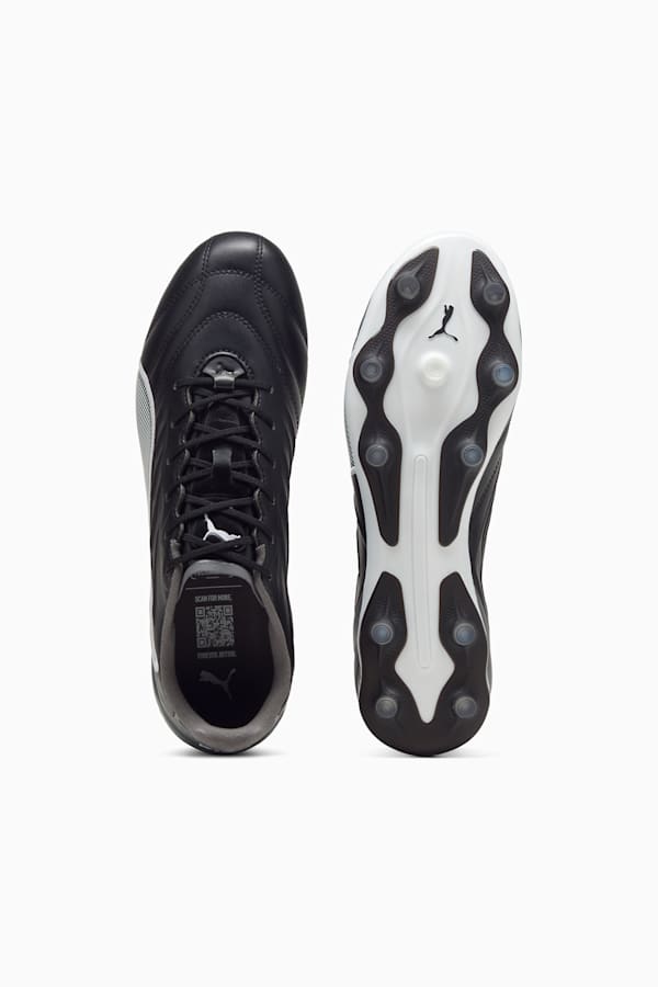 KING PRO FG/AG Football Boots Unisex, PUMA Black-PUMA White-Cool Dark Gray, extralarge-GBR