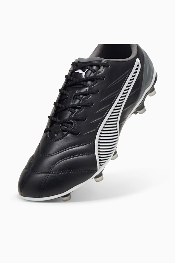 KING PRO FG/AG Football Boots, PUMA Black-PUMA White-Cool Dark Gray, extralarge-GBR