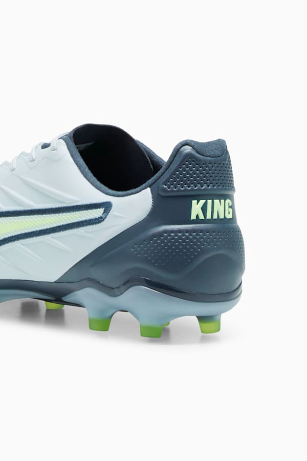 KING PRO FG/AG Football Boots Unisex, Frosted Dew-Fizzy Apple-Gray Skies, extralarge-GBR