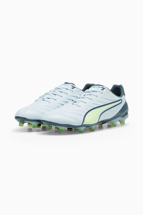KING PRO FG/AG Football Boots Unisex, Frosted Dew-Fizzy Apple-Gray Skies, extralarge-GBR