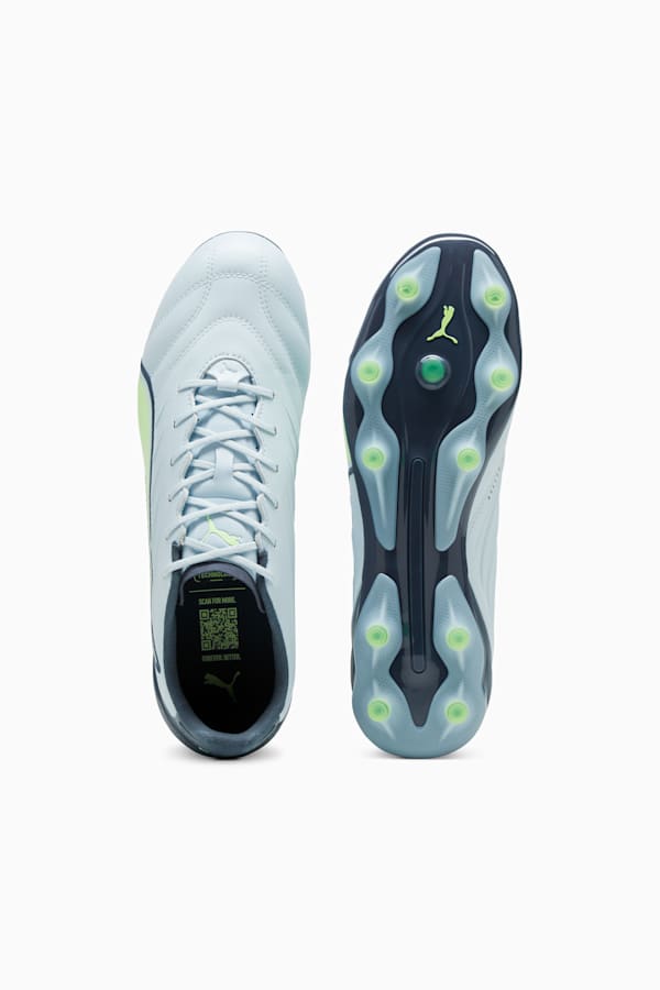 KING PRO FG/AG Football Boots Unisex, Frosted Dew-Fizzy Apple-Gray Skies, extralarge-GBR
