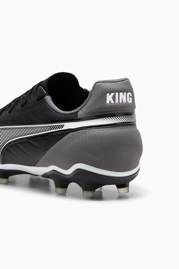 KING MATCH FG/AG Football Boots, PUMA Black-PUMA White-Cool Dark Gray, extralarge