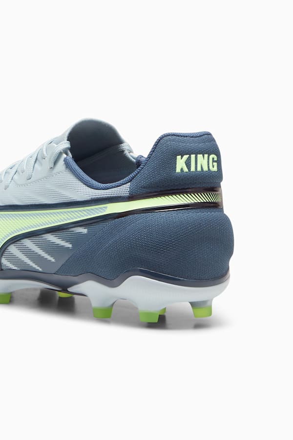 KING MATCH FG/AG Football Boots Unisex, Frosted Dew-Fizzy Apple-Gray Skies, extralarge