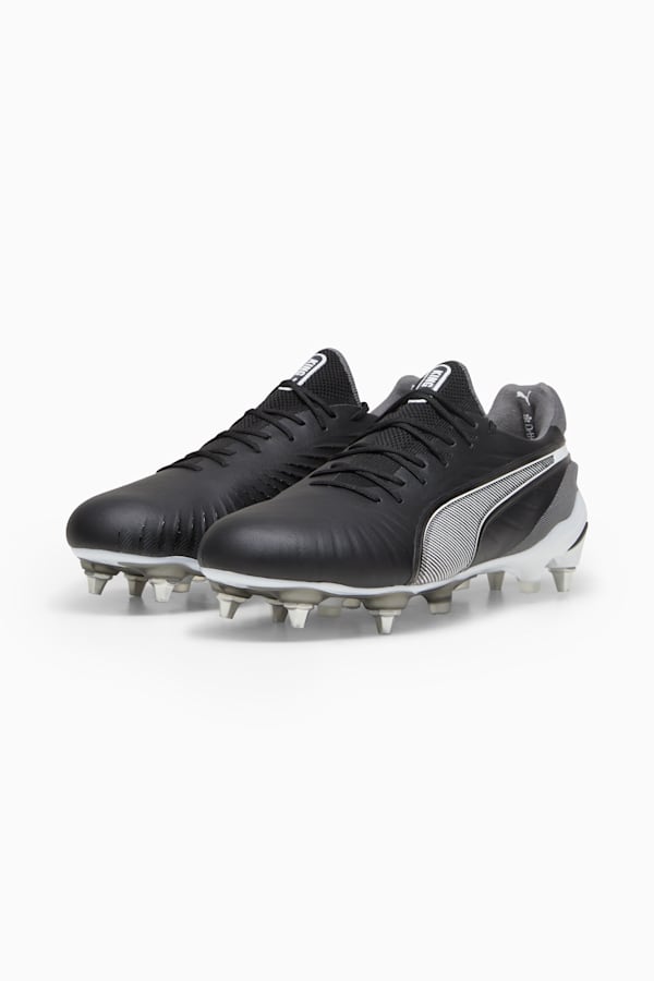 KING ULTIMATE MxSG Football Boots, PUMA Black-PUMA White-Cool Dark Gray, extralarge-GBR