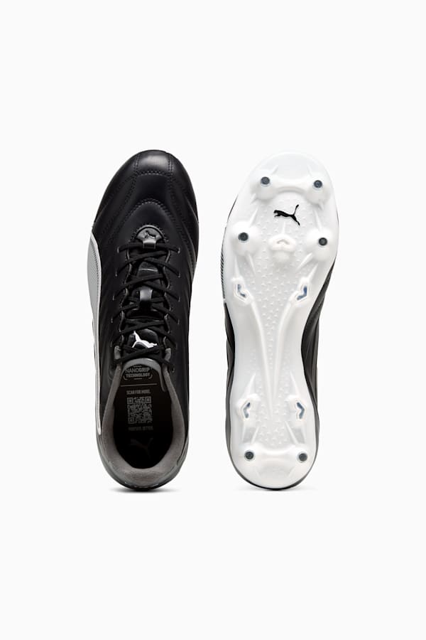 KING PRO MxSG Football Boots Unisex, PUMA Black-PUMA White-Cool Dark Gray, extralarge-GBR
