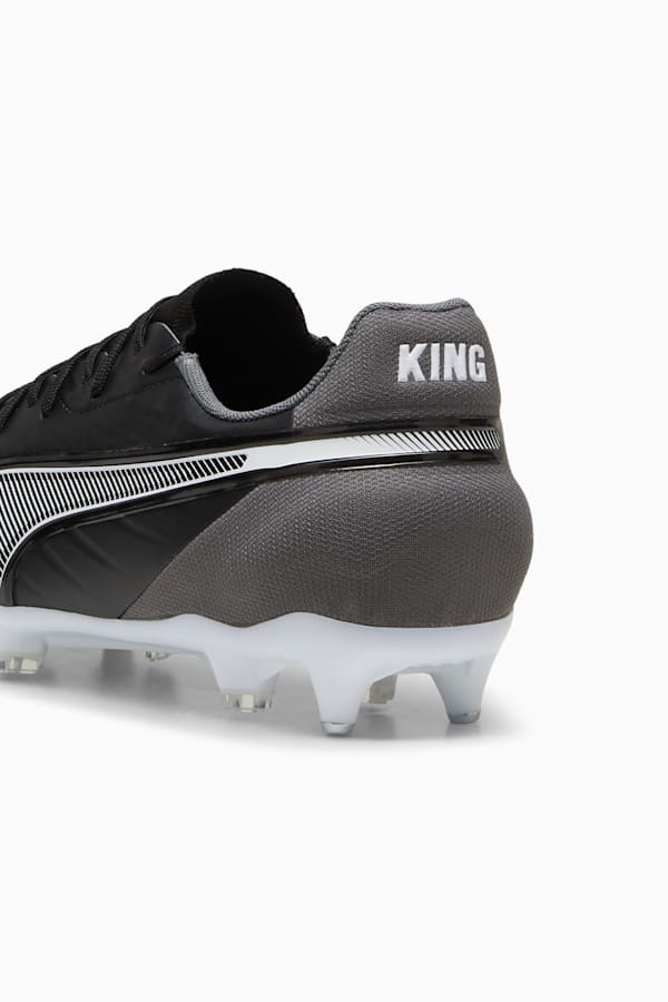 KING MATCH MxSG Football Boots Unisex, PUMA Black-PUMA White-Cool Dark Gray, extralarge-GBR