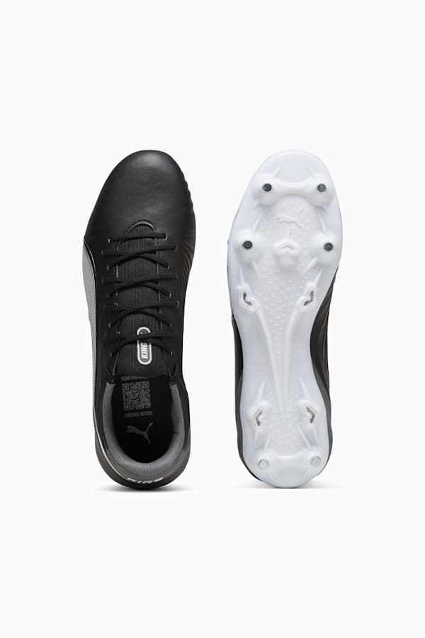 KING MATCH MxSG Football Boots Unisex, PUMA Black-PUMA White-Cool Dark Gray, extralarge-GBR