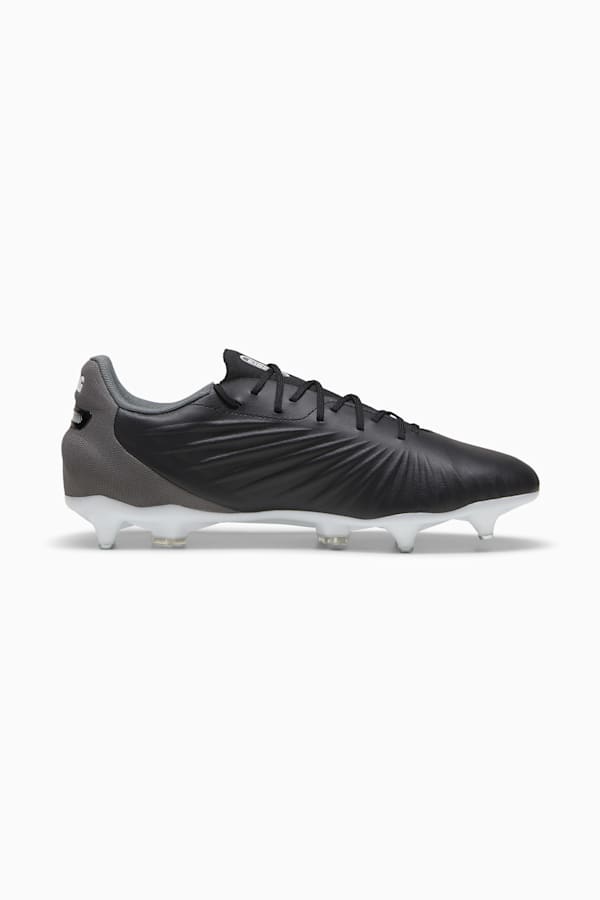 KING MATCH MxSG Football Boots Unisex, PUMA Black-PUMA White-Cool Dark Gray, extralarge-GBR