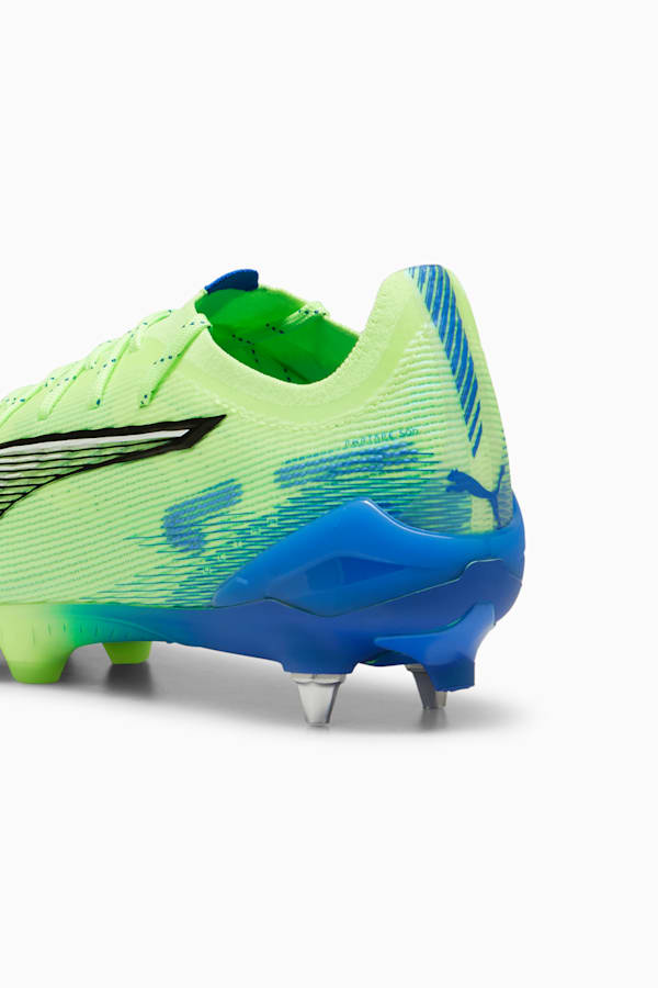 ULTRA 5 ULTIMATE MxSG Football Boots Unisex, Fizzy Apple-PUMA White-Bluemazing, extralarge-GBR