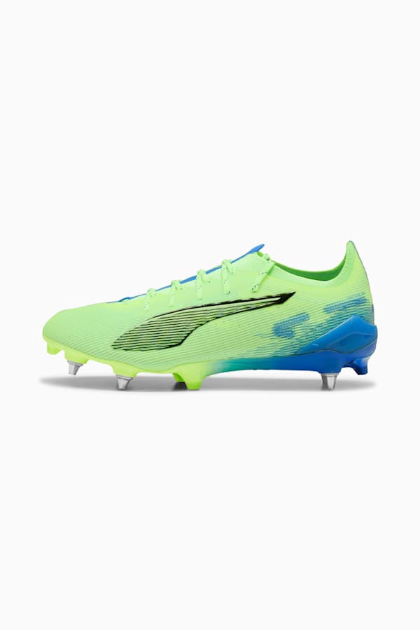 ULTRA 5 ULTIMATE MxSG Football Boots Unisex, Fizzy Apple-PUMA White-Bluemazing, extralarge-GBR