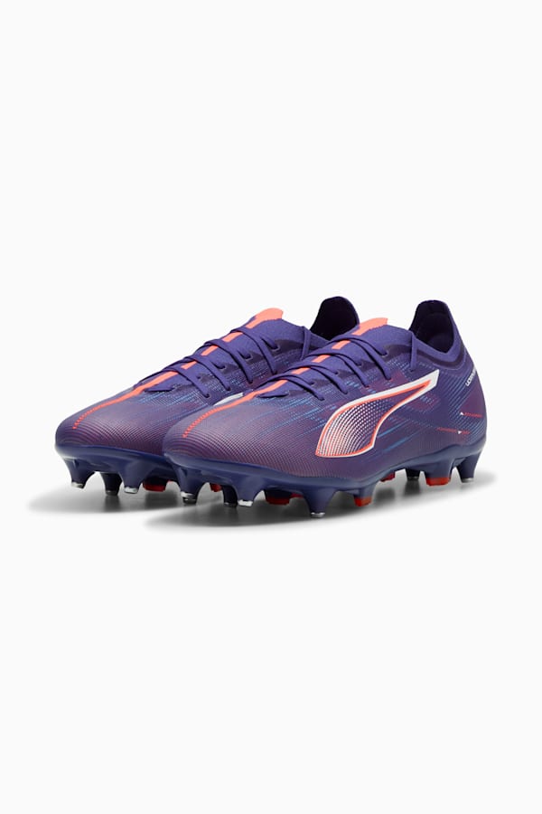 ULTRA 5 MATCH MxSG Football Boots, Lapis Lazuli-PUMA White-Sunset Glow, extralarge