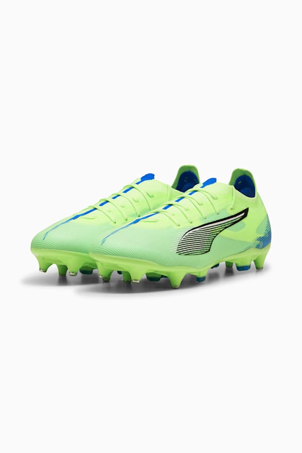 ULTRA 5 MATCH MxSG Football Boots Unisex, Fizzy Apple-PUMA White-Bluemazing, extralarge