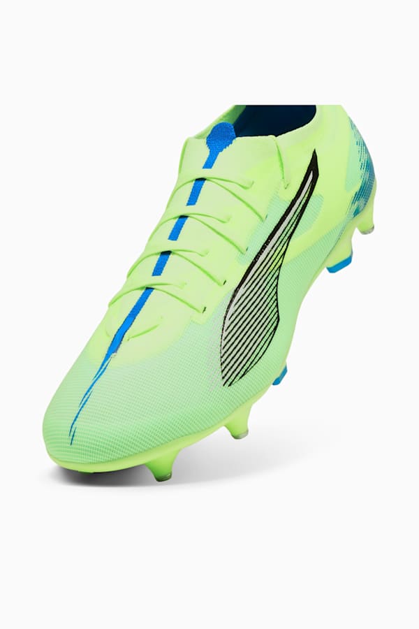 ULTRA 5 MATCH MxSG Football Boots Unisex, Fizzy Apple-PUMA White-Bluemazing, extralarge