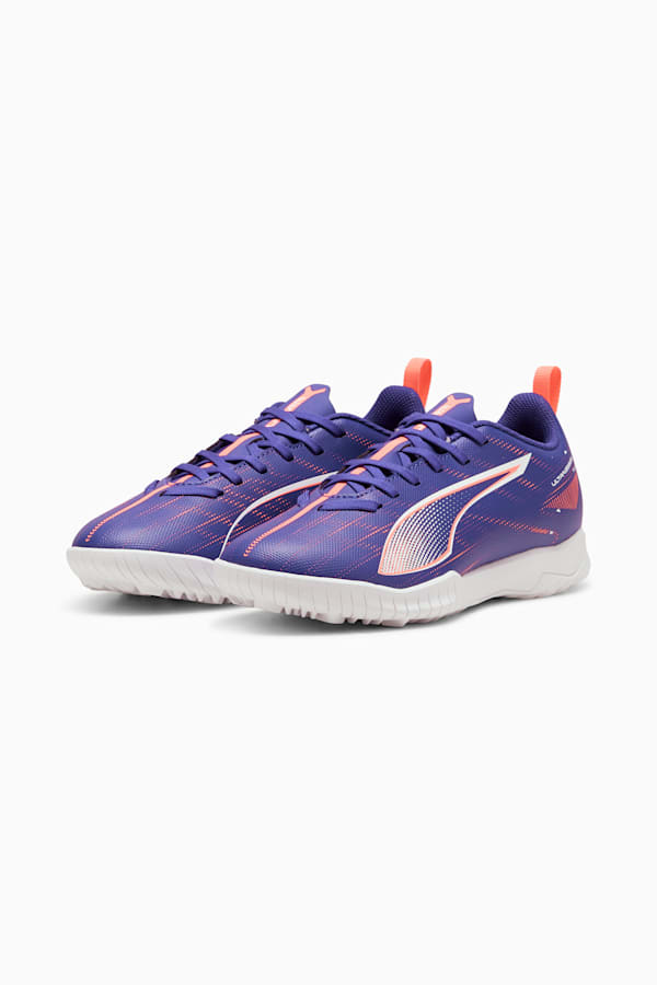 ULTRA 5 PLAY TT Football Boots Youth, Lapis Lazuli-PUMA White-Sunset Glow, extralarge