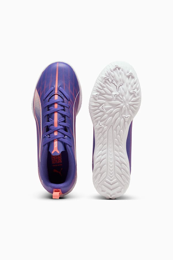 ULTRA 5 PLAY TT Football Boots Youth, Lapis Lazuli-PUMA White-Sunset Glow, extralarge