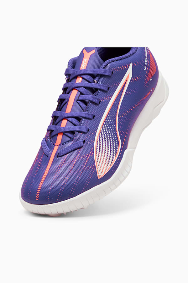 ULTRA 5 PLAY TT Football Boots Youth, Lapis Lazuli-PUMA White-Sunset Glow, extralarge