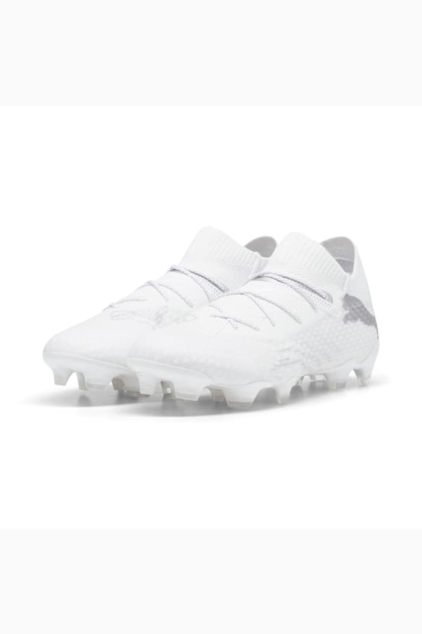 FUTURE 7 ULTIMATE FG/AG Football Boots, PUMA Silver-PUMA White, extralarge