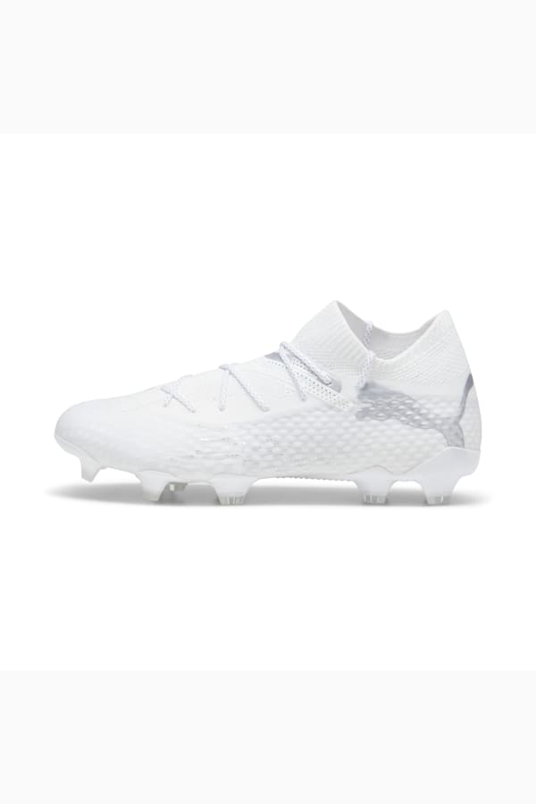 FUTURE 7 ULTIMATE FG/AG Football Boots, PUMA Silver-PUMA White, extralarge