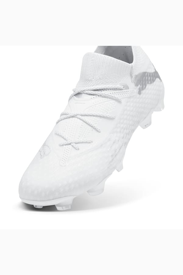 FUTURE 7 ULTIMATE FG/AG Football Boots, PUMA Silver-PUMA White, extralarge