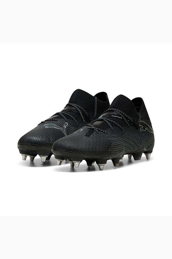 FUTURE 7 ULTIMATE MxSG Football Boots, PUMA Black-PUMA Silver, extralarge