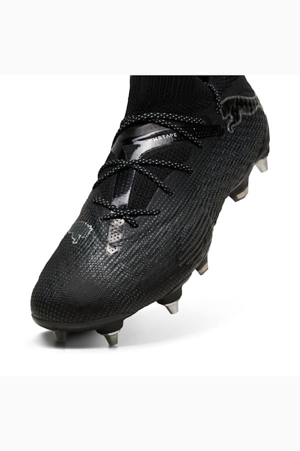 FUTURE 7 ULTIMATE MxSG Football Boots, PUMA Black-PUMA Silver, extralarge