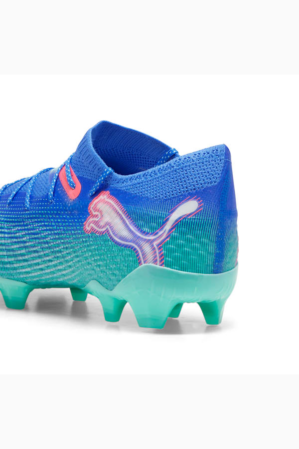 FUTURE 7 ULTIMATE Low FG/AG Football Boots, Bluemazing-PUMA White-Electric Peppermint, extralarge