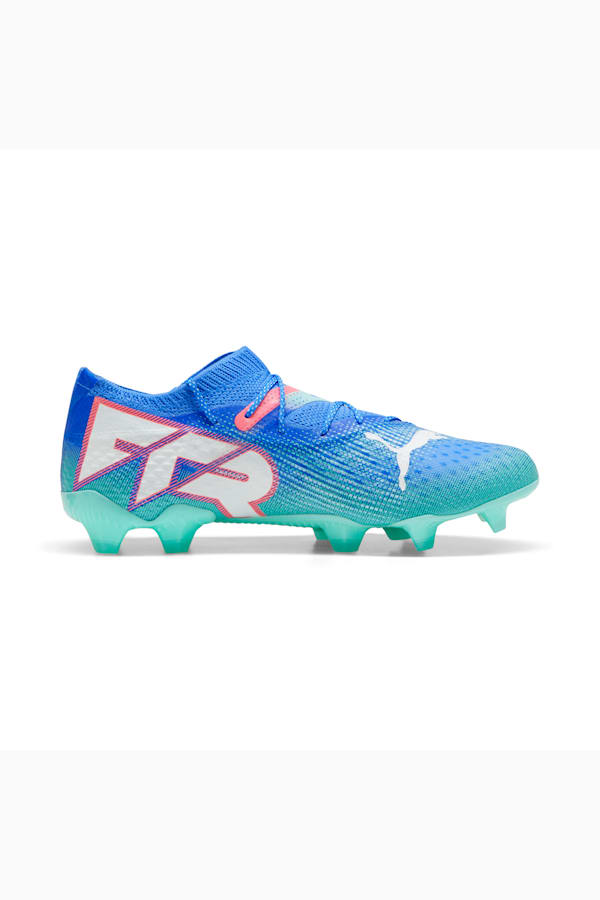 FUTURE 7 ULTIMATE Low FG/AG Football Boots, Bluemazing-PUMA White-Electric Peppermint, extralarge