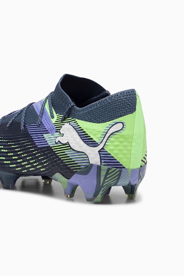 FUTURE 7 ULTIMATE Low FG/AG Football Boots, Gray Skies-PUMA White-Fizzy Apple, extralarge