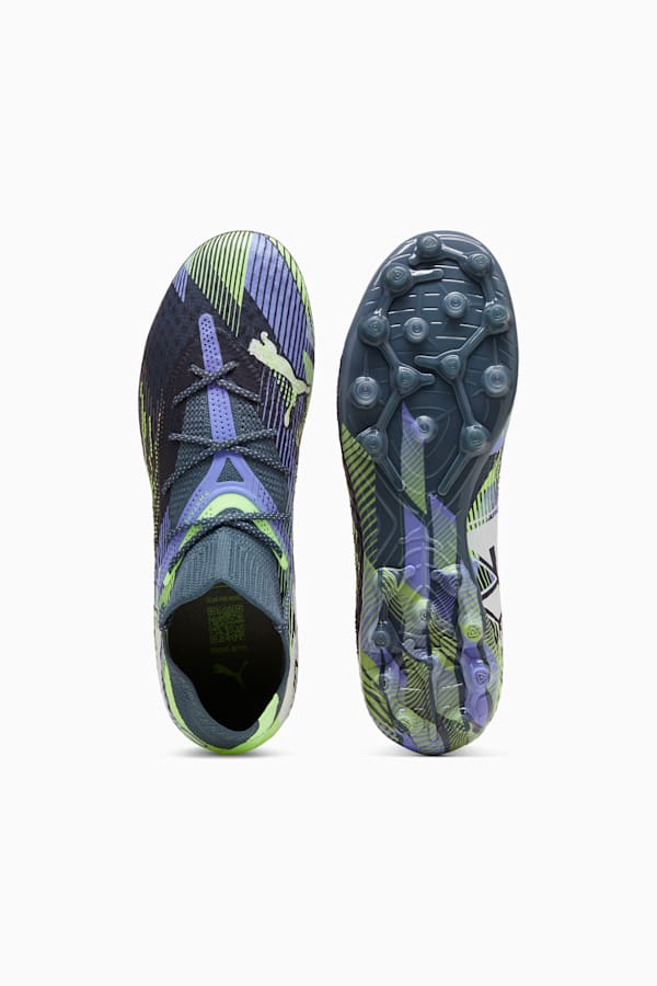 FUTURE 7 ULTIMATE MG Football Boots, Gray Skies-PUMA White-Fizzy Apple, extralarge-GBR