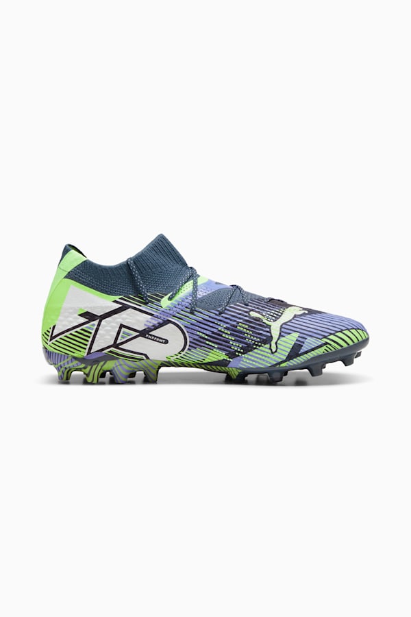 FUTURE 7 ULTIMATE MG Football Boots, Gray Skies-PUMA White-Fizzy Apple, extralarge-GBR