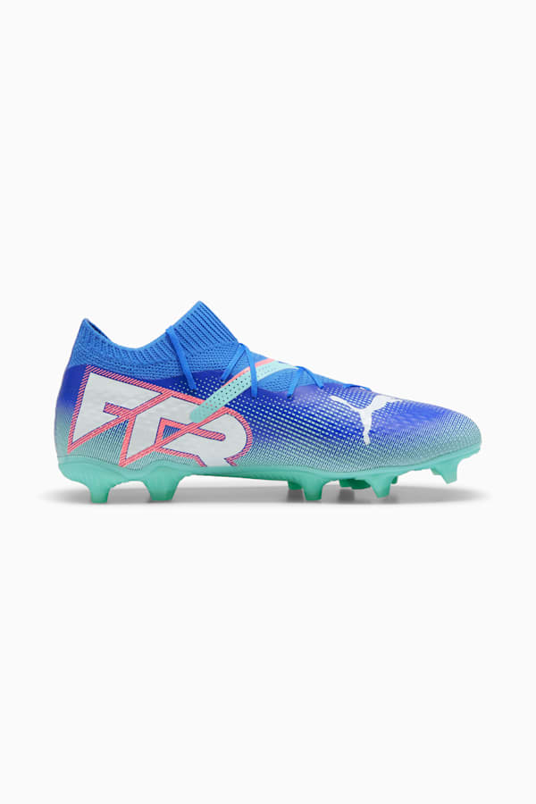 FUTURE 7 PRO FG/AG Football Boots, Bluemazing-PUMA White-Electric Peppermint, extralarge