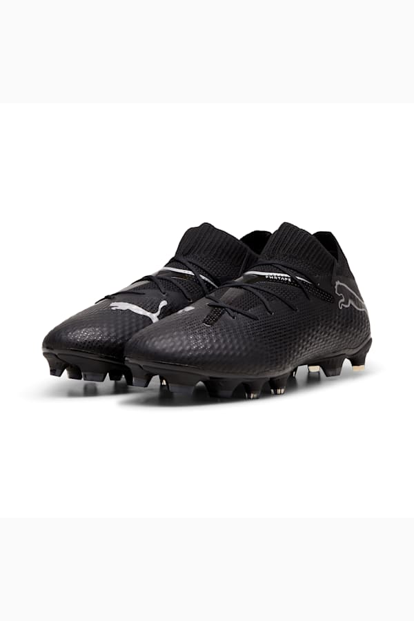 FUTURE 7 PRO FG/AG Football Boots, PUMA Black-PUMA Silver, extralarge