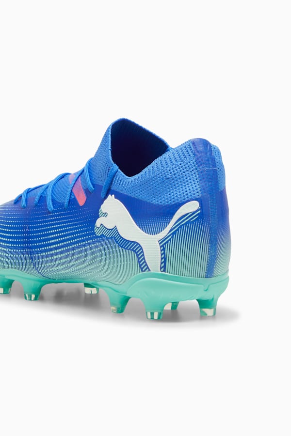 FUTURE 7 MATCH FG/AG Football Boots, Bluemazing-PUMA White-Electric Peppermint, extralarge
