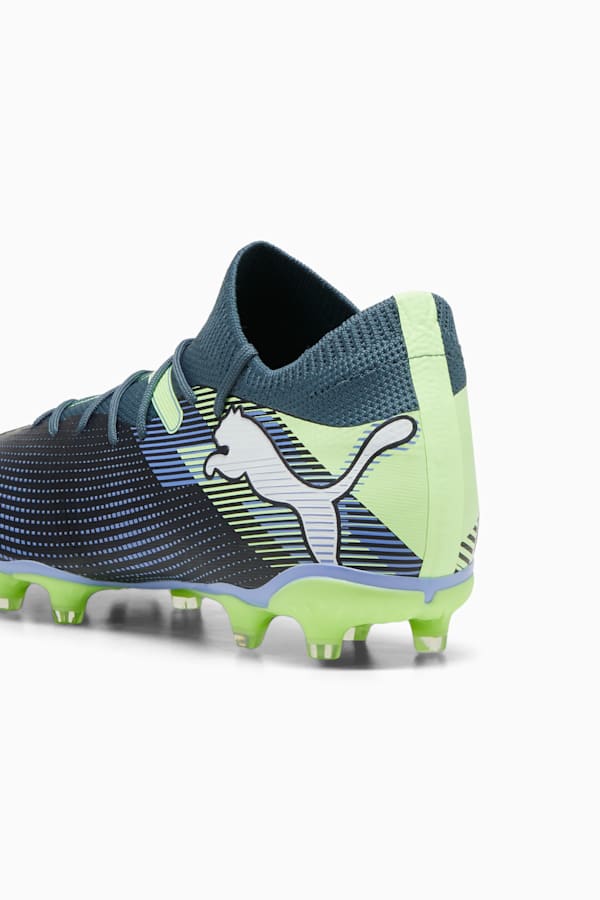 FUTURE 7 MATCH FG/AG Football Boots, Gray Skies-PUMA White-Fizzy Apple, extralarge
