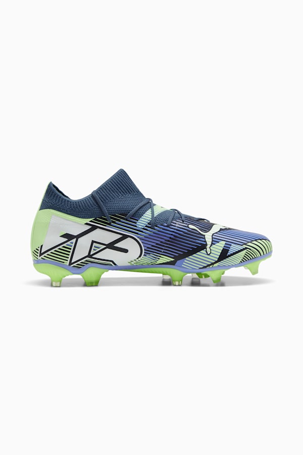 FUTURE 7 MATCH FG/AG Football Boots, Gray Skies-PUMA White-Fizzy Apple, extralarge